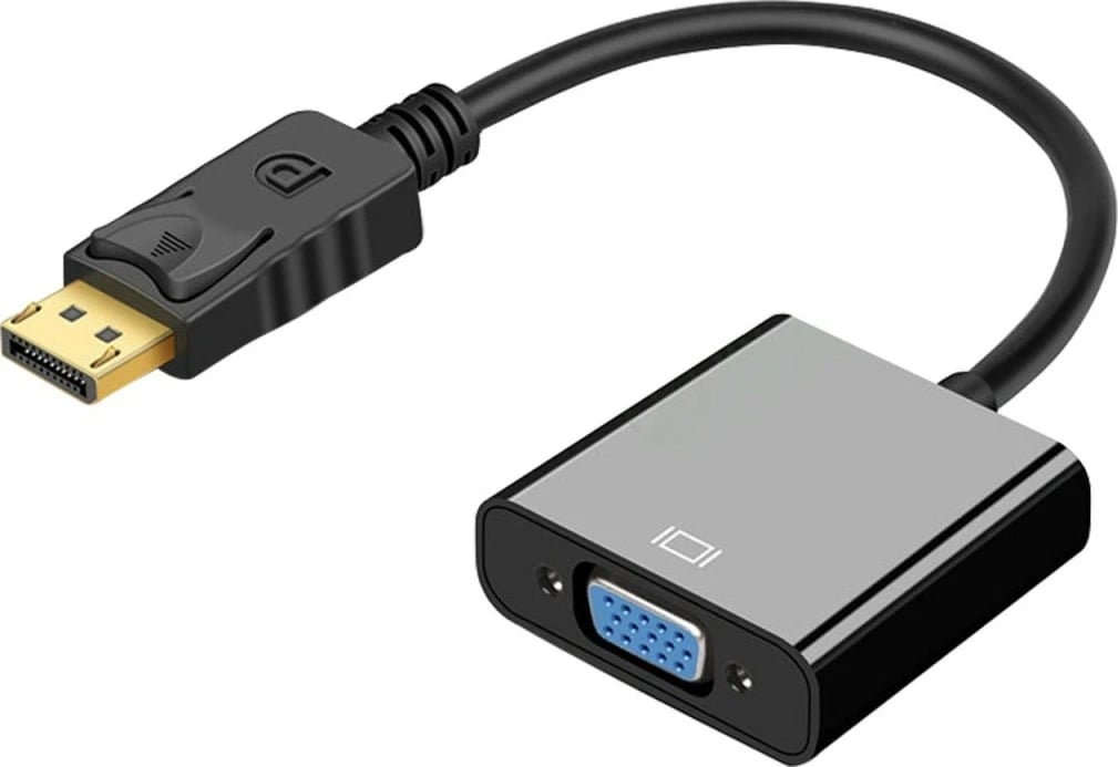 Adapter DisplayPort në VGA iBOX IADPVGA, i zi