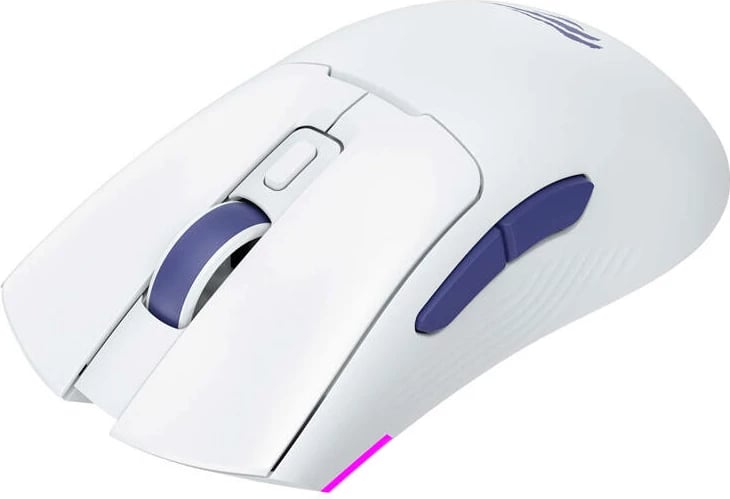 Maus gaming Havit MS966 me kabllo, RGB, 12000 DPI, 7 butona, i bardhë