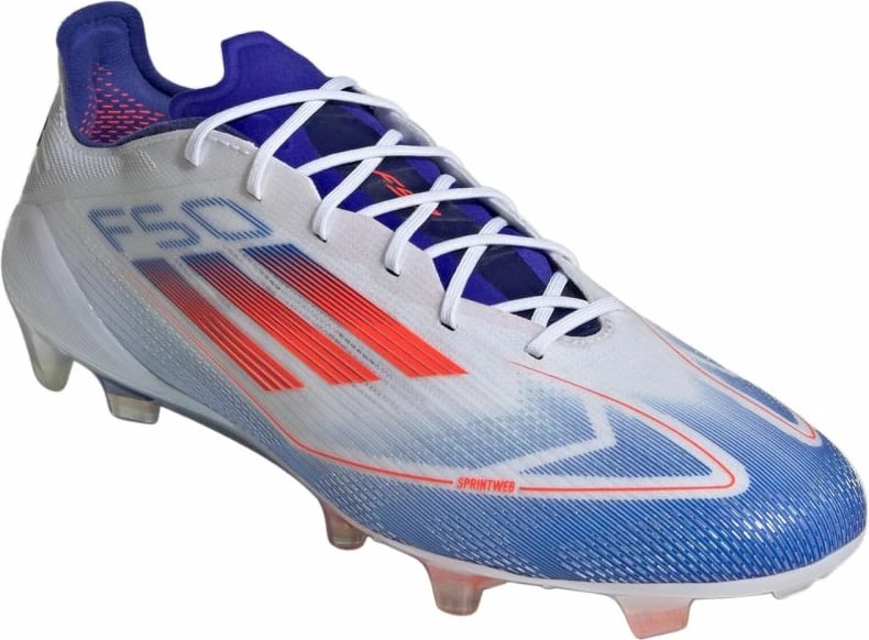 Atlete futbolli adidas për meshkuj, të bardha dhe blu