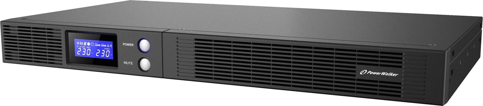 UPS PowerWalker VI 750 R1U, 0.75 kVA, 450 W, 4 dalje AC, i zi