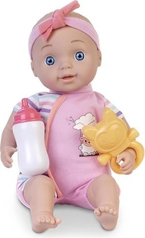 Kukull lodër Natalia Sweet Little One 33 cm me aksesorë, rozë
