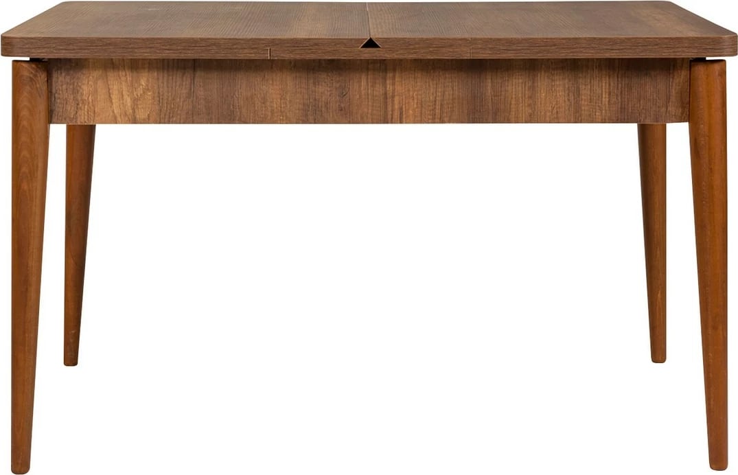 Set tavoline e zgjatshme me karrige, bankë dhe konsol (6 copë), Skye Decor, Vina Bench 04 1005, ngjyrë arre, krem