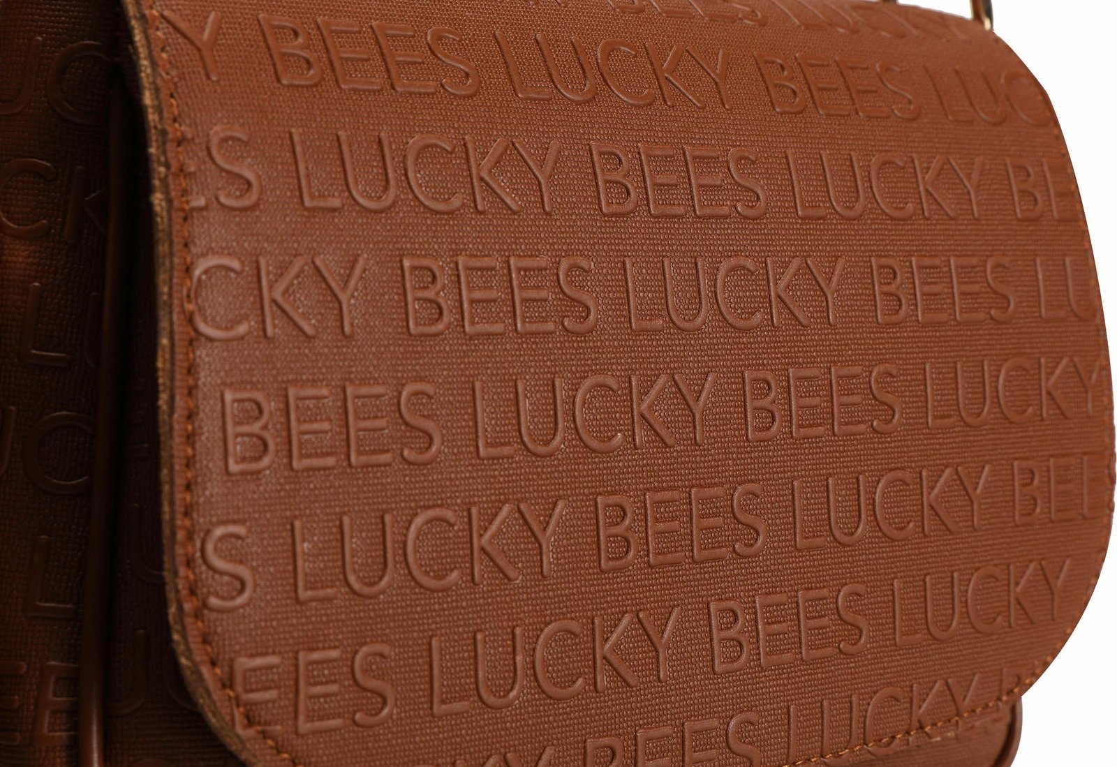 Çantë crossbody Lucky Bees, ngjyrë tan, 1389