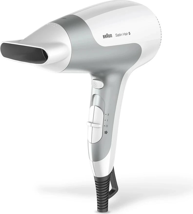 Tharëse flokësh Braun HD580, 2500 W, argjendtë, bardhë