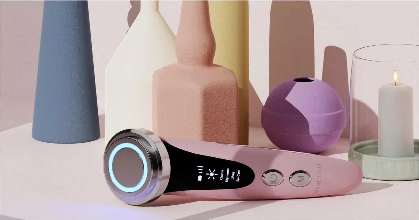 Pajisje mezoterapie pa gjilpërë Beautifly B-Glossy Blush, rozë