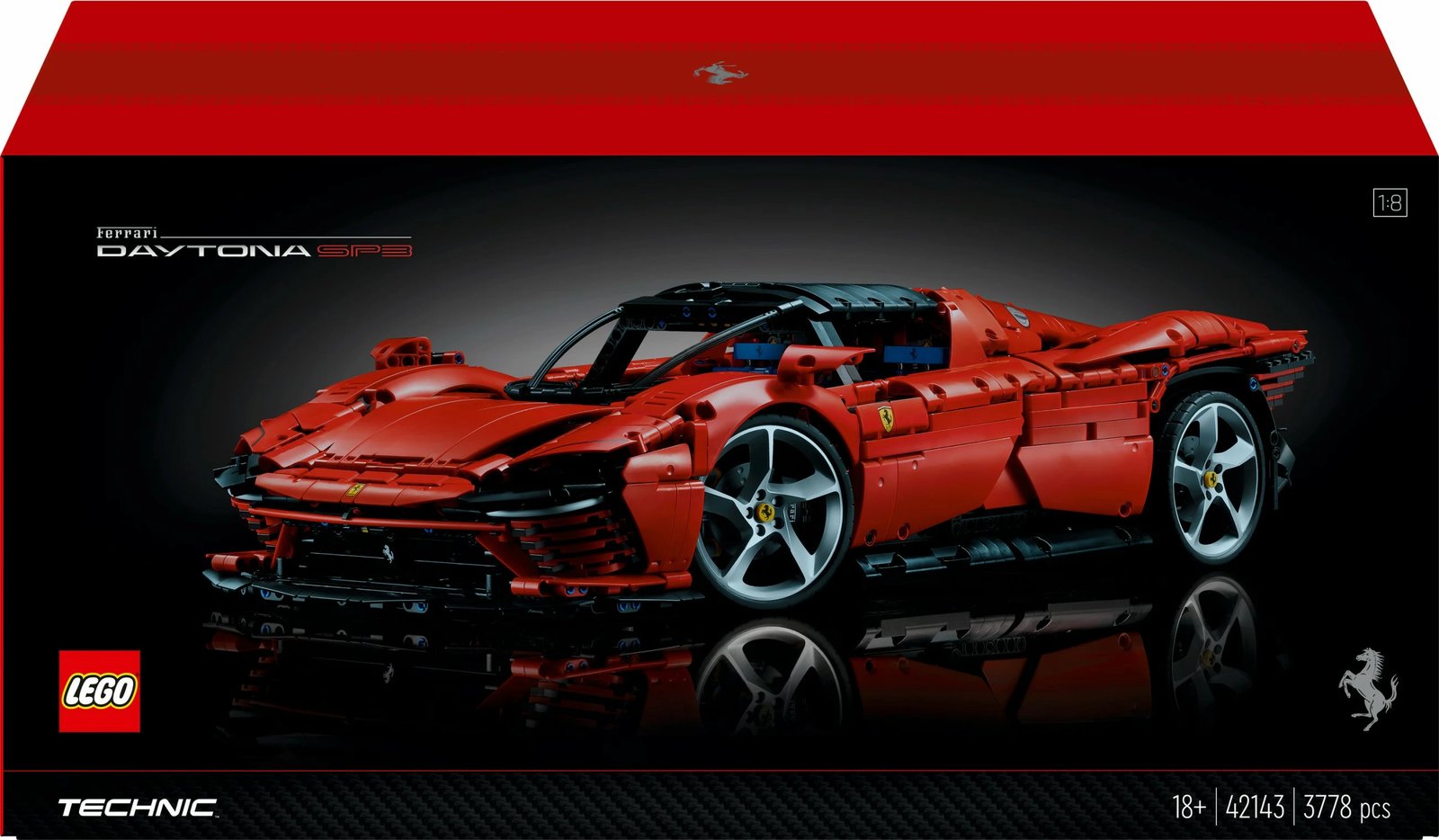 Set ndërtimi LEGO Technic Ferrari Daytona SP3, 3778 pjesë, plastikë, 6.99 kg Set ndërtimi LEGO Technic Ferrari Daytona SP3, 3778 pjesë, plastikë, 6.99 kg