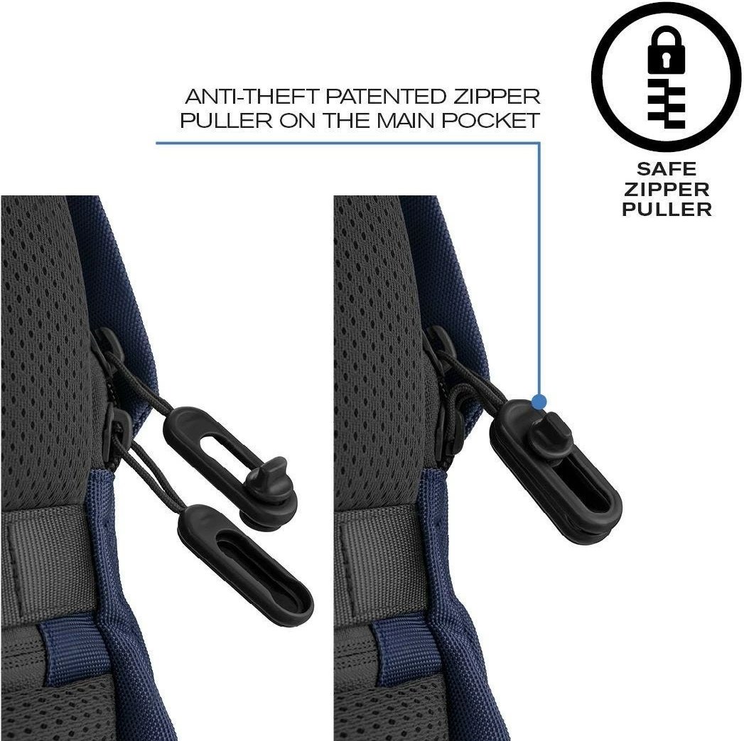 Çantë shpine XD DESIGN BOBBY SOFT, 13-16L, për laptop 15.6", navy blue