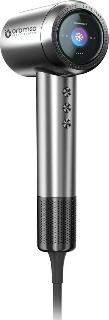 Tharëse flokësh Oromed ORO-F1 SONIC, 1600 W, LCD, Argjendtë