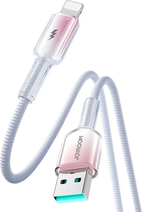 Kabllo USB-A në Lightning Joyroom S-A42, 1.2m, e bardhë