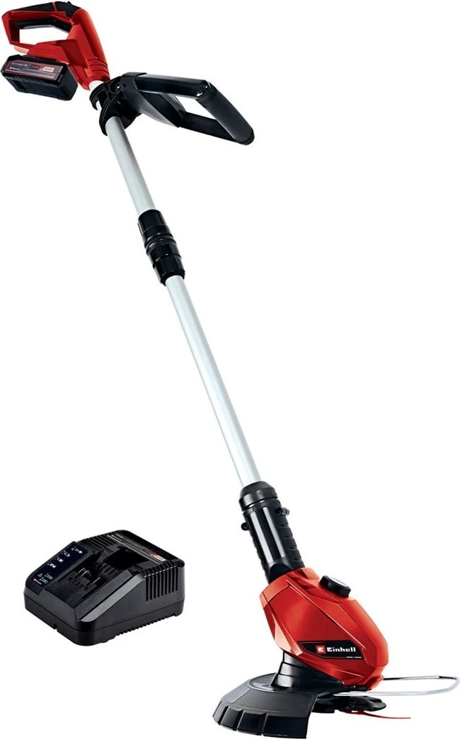 Trimmer bari pa kabllo EINHELL GE-CT 18V, 1 bateri, i kuq