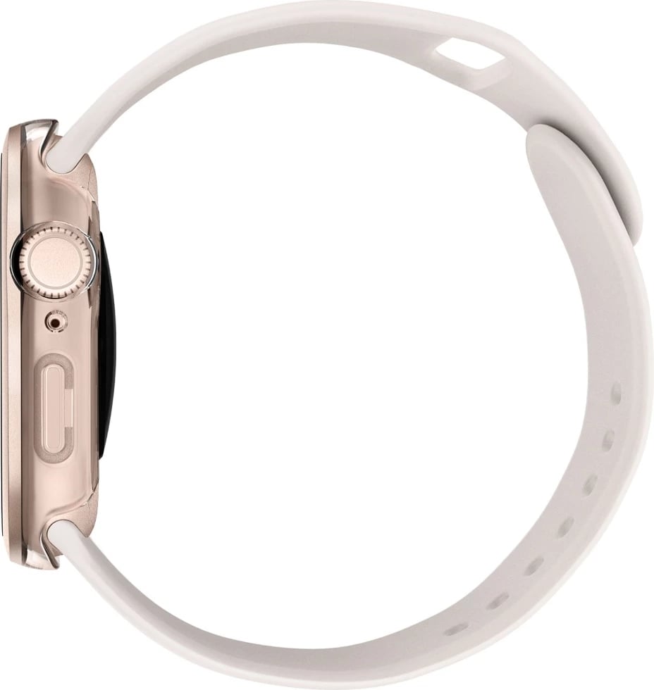 Mbështjellës UNIQ Voute për Apple Watch 10, 46mm, xham i fortë, rozë e artë