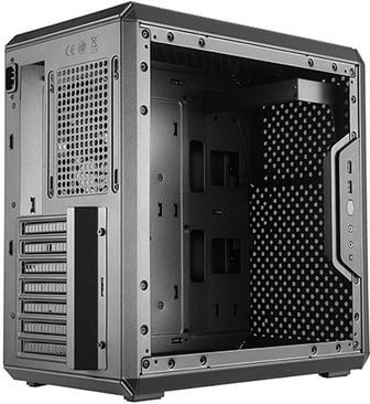 Kasë Cooler Master MasterBox Q500L, Midi Tower, panel transparent, e zezë
