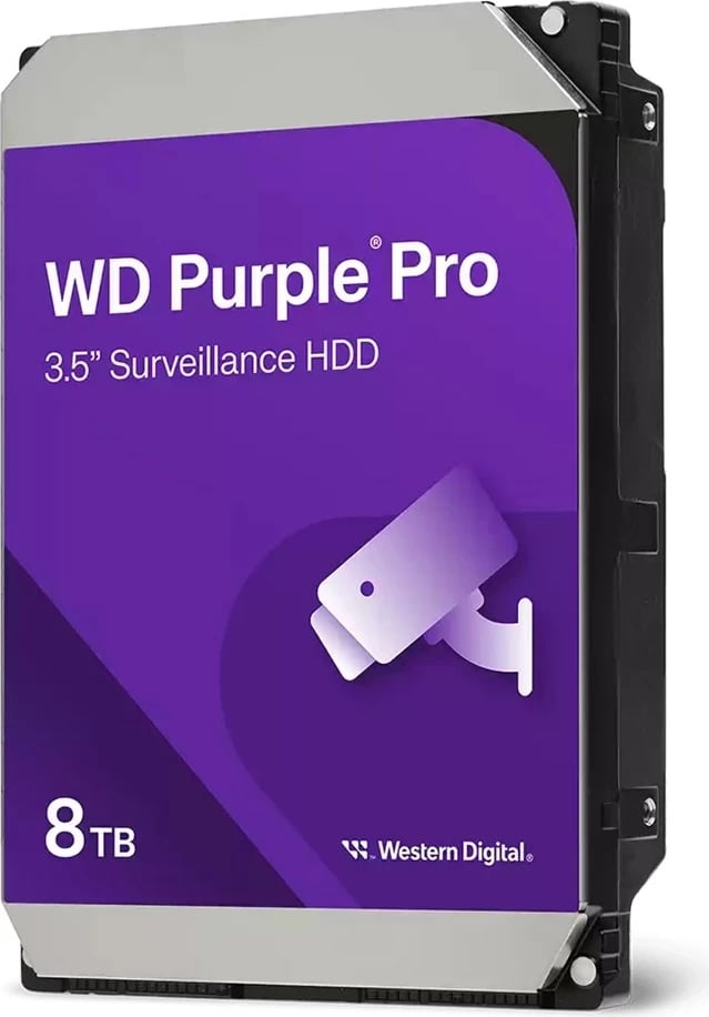 Hard disk i brendshëm WD Purple Pro Smart Video 8TB, 7200 RPM, 3.5", Serial ATA