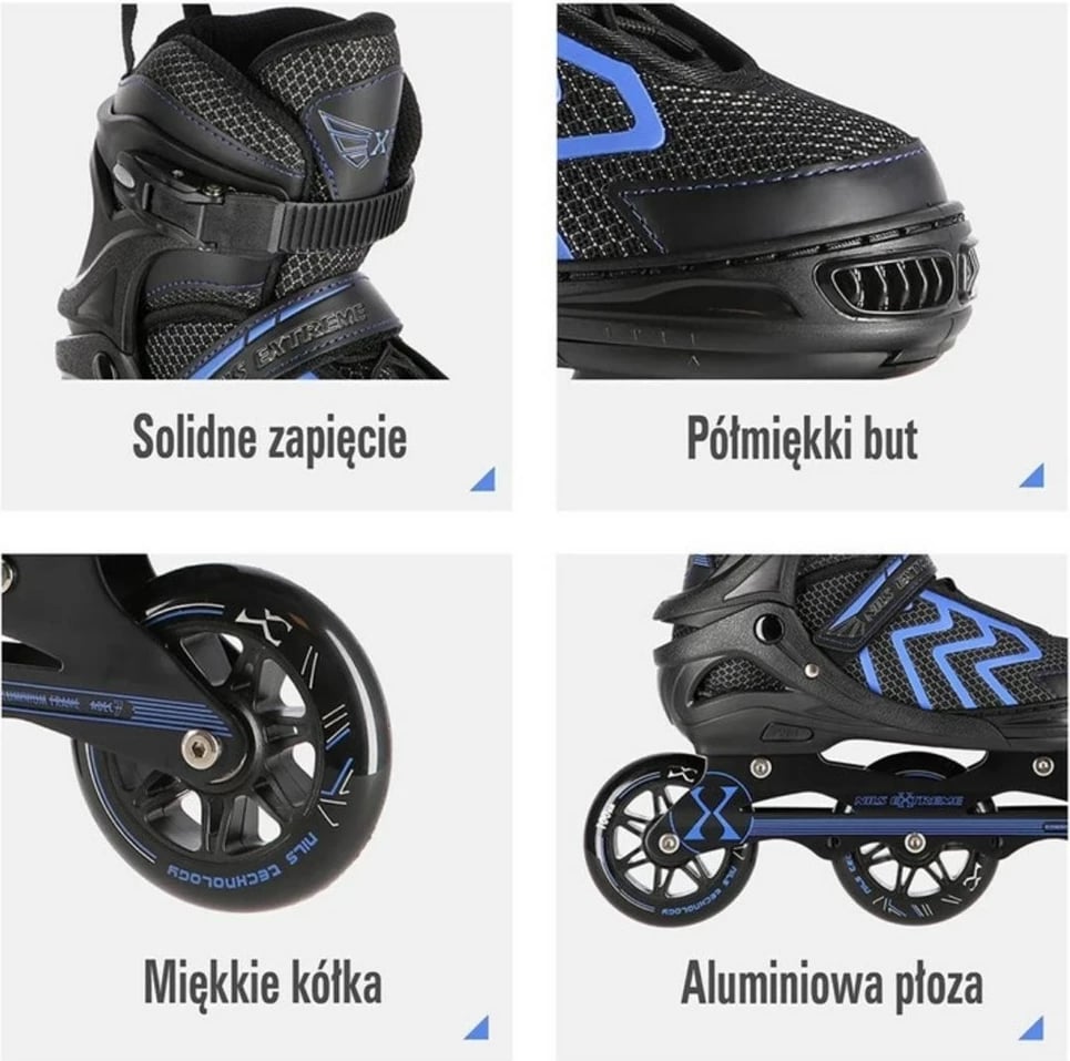 Patina NILS eXtreme NA19318, e zezë-blu, M (35-38)
