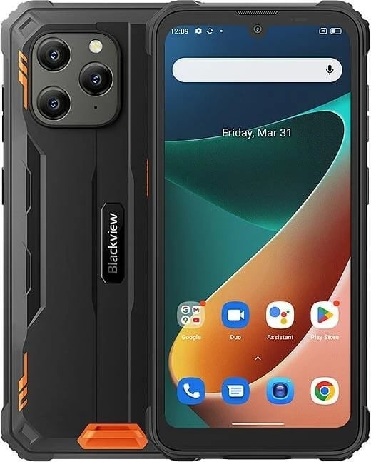 Celular Blackview BV5300 PRO, 4 GB RAM, 64 GB, portokalli