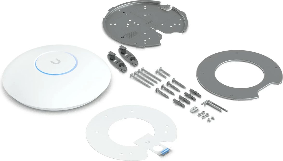 Access Point Ubiquiti U7 Pro, 5400 Mbit/s, 2.4 GHz, 5 GHz, 6 GHz, Bardhë