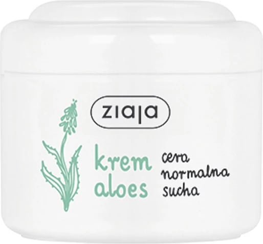 Krem hidratues fytyre Ziaja Aloe për femra 100ml