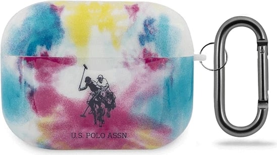 Mbështjellës U.S. Polo Assn. USACAPPCUSML për AirPods Pro, Tie & Dye, shumëngjyrësh