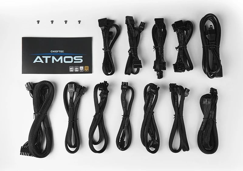 Furnizues energjie Chieftec ATMOS 750W, 80 PLUS Gold, Full Modular, i zi