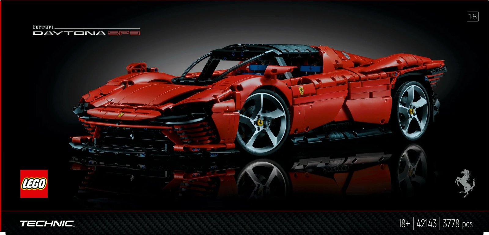Set ndërtimi LEGO Technic Ferrari Daytona SP3, 3778 pjesë, plastikë, 6.99 kg Set ndërtimi LEGO Technic Ferrari Daytona SP3, 3778 pjesë, plastikë, 6.99 kg