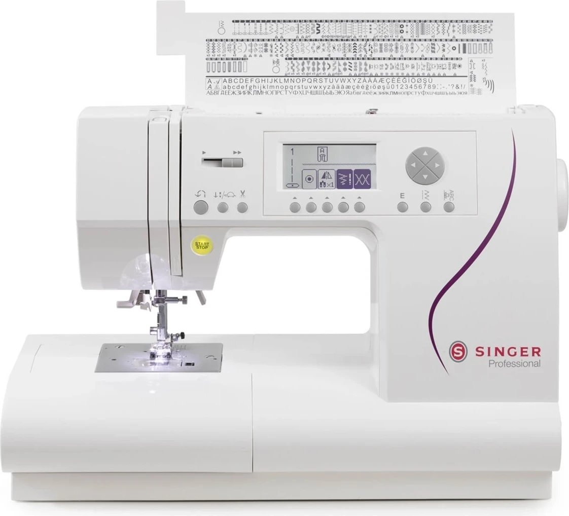 Makinë qepëse Singer C430, electronike, e bardhë