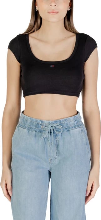 Maicë Tommy Hilfiger Jeans femra, e zezë