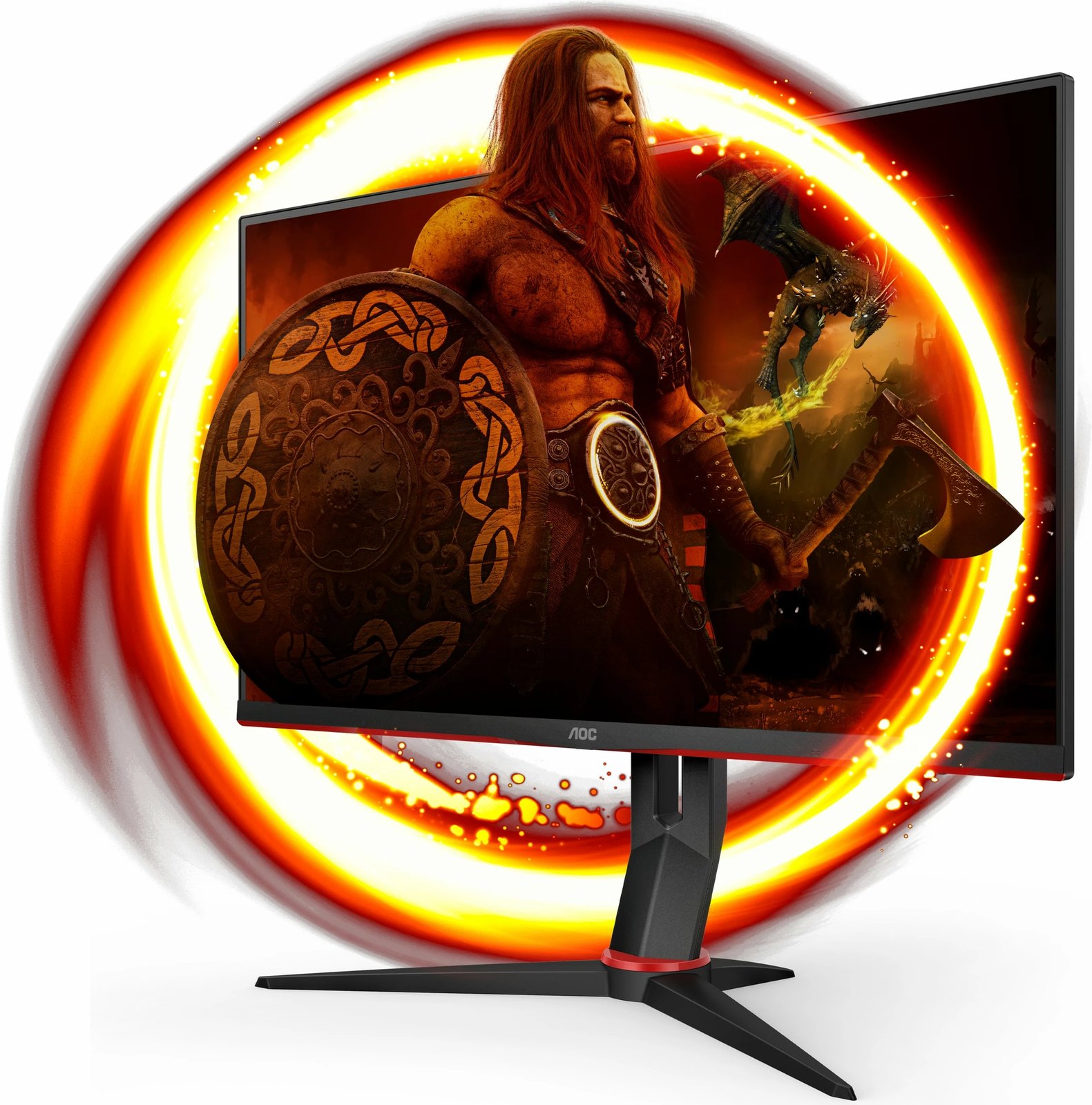 Monitor gaming AOC Q27G2U/BK, 27", 2560 x 1440 pixels, LED, 1 ms, i zi, i kuq Monitor gaming AOC Q27G2U/BK, 27", 2560 x 1440 pixels, LED, 1 ms, i zi, i kuq