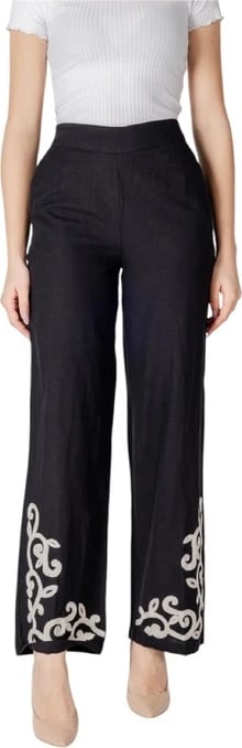 Pantallona Vila Clothes femra, të zeza