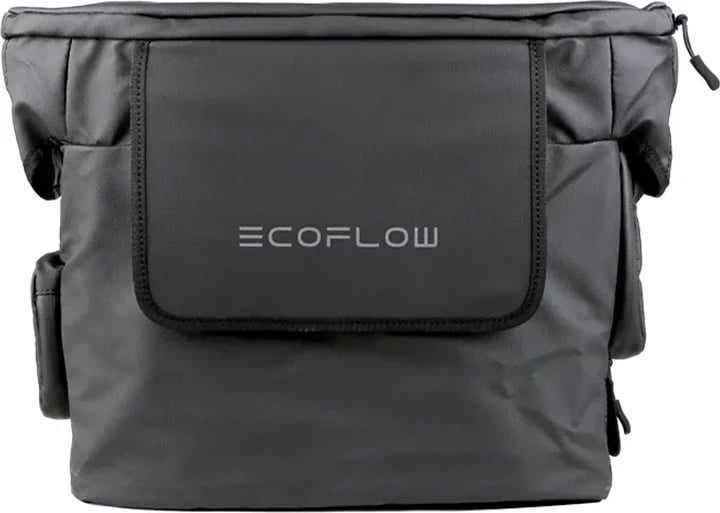 Çantë EcoFlow DELTA 2, rezistente ndaj ujit, për stacion energjie, e zezë