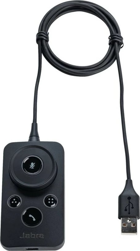 Kontrollues Jabra Engage Link USB-A MS, Audio, Wired, Butona, Ngjyrë e zezë