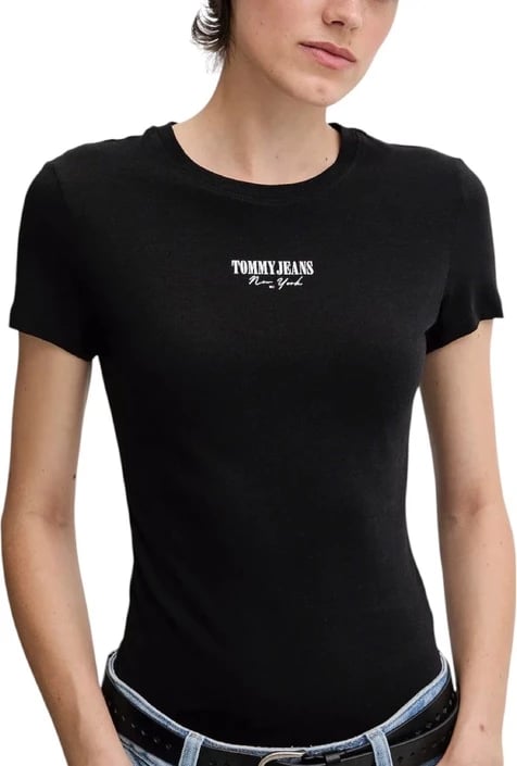 Maicë Tommy Hilfiger Jeans femra e zezë