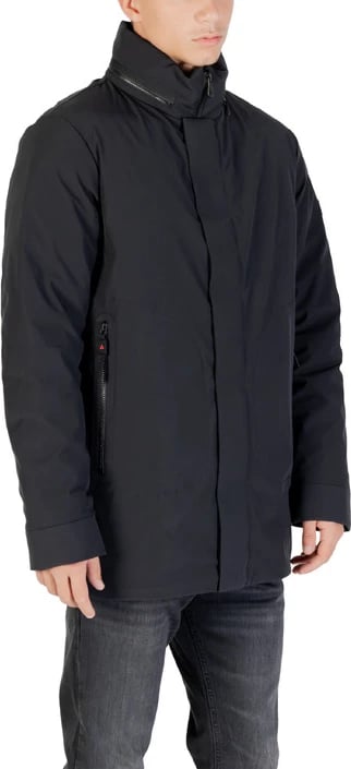 Jakne Peuterey për meshkuj, e zezë