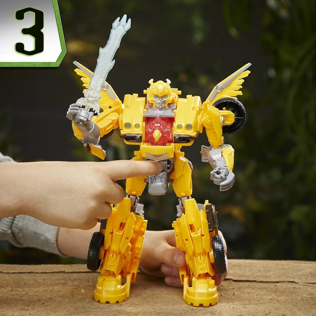 Lodër aksioni Hasbro Transformers Bumblebee, plastikë, elektronike, e verdhë