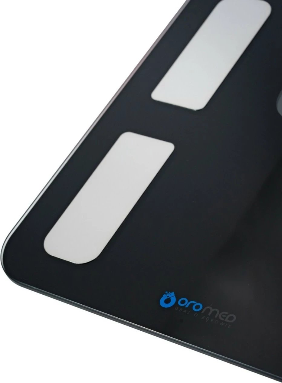 Peshore inteligjente Oromed Gold-Bluetooth Smart, ekran i ndriçuar, aplikacion, e zezë