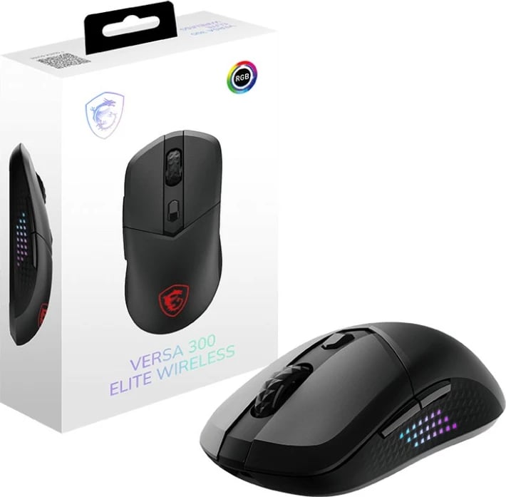Maus MSI VERSA 300 ELITE WIRELESS, 26000 DPI, i zi