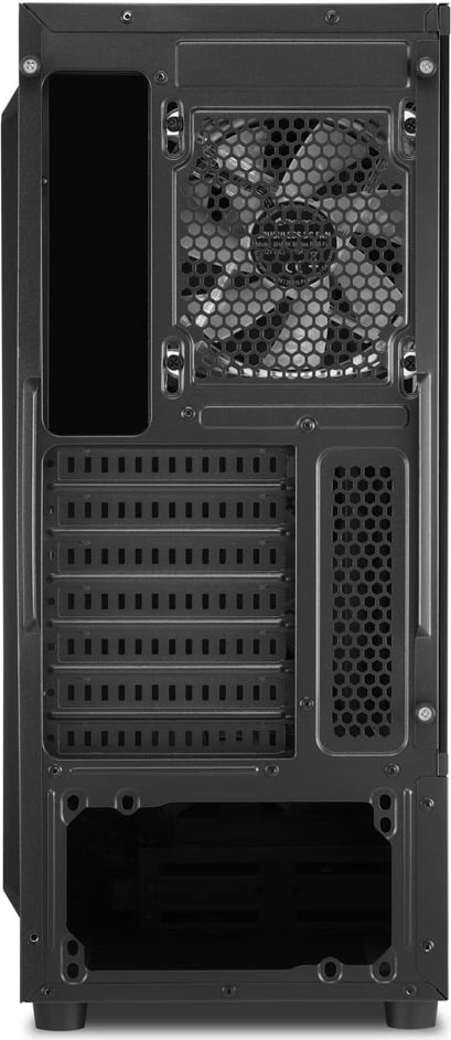 Kasë Sharkoon SK3 RGB, Midi Tower, ATX/micro ATX/Mini-ITX, xham i temperuar, RGB, e zezë