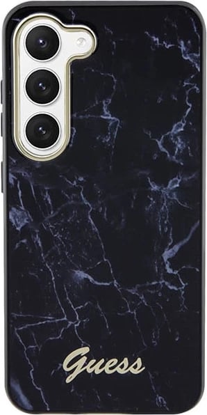 Mbështjellës Guess GUHCS23SPCUMAK për Samsung Galaxy S23, hardcase, i zi