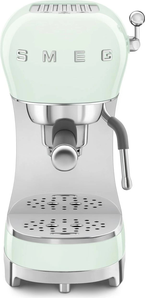 Aparat espresso SMEG ECF02PGEU, 1.1L, 15 bar, jeshil