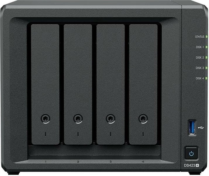 NAS Synology DS423+, 8TB (2x 4TB), 2GB RAM, 2.0 GHz, i zi