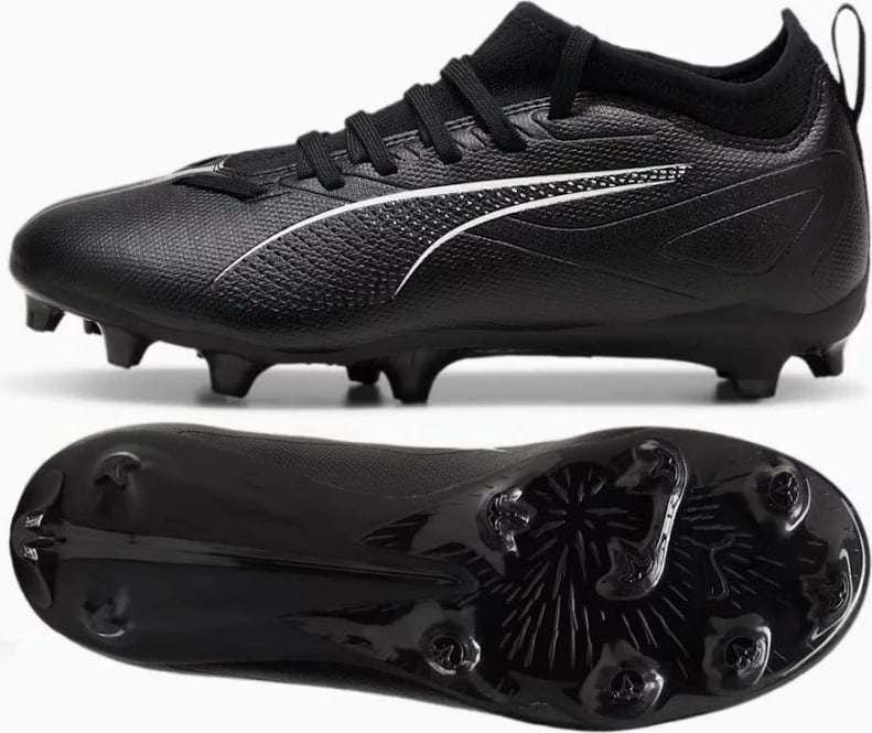Çizme futbolli Puma për fëmijë, të zeza