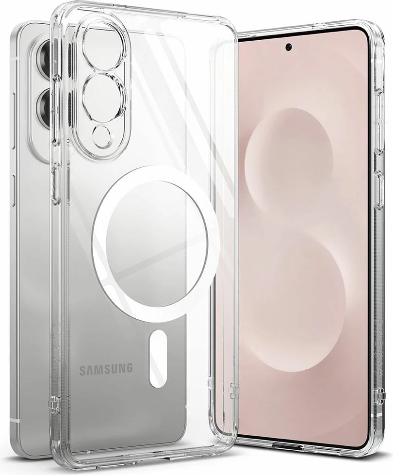 Mbështjellës Ringke Fusion Magnetic MagSafe për Samsung Galaxy S25 Edge, Transparent