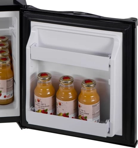 Mini frigorifer termoelektrik, Adler, AD 8089, 28 L, raft xhami, dritë LED, 100-240V, i zi