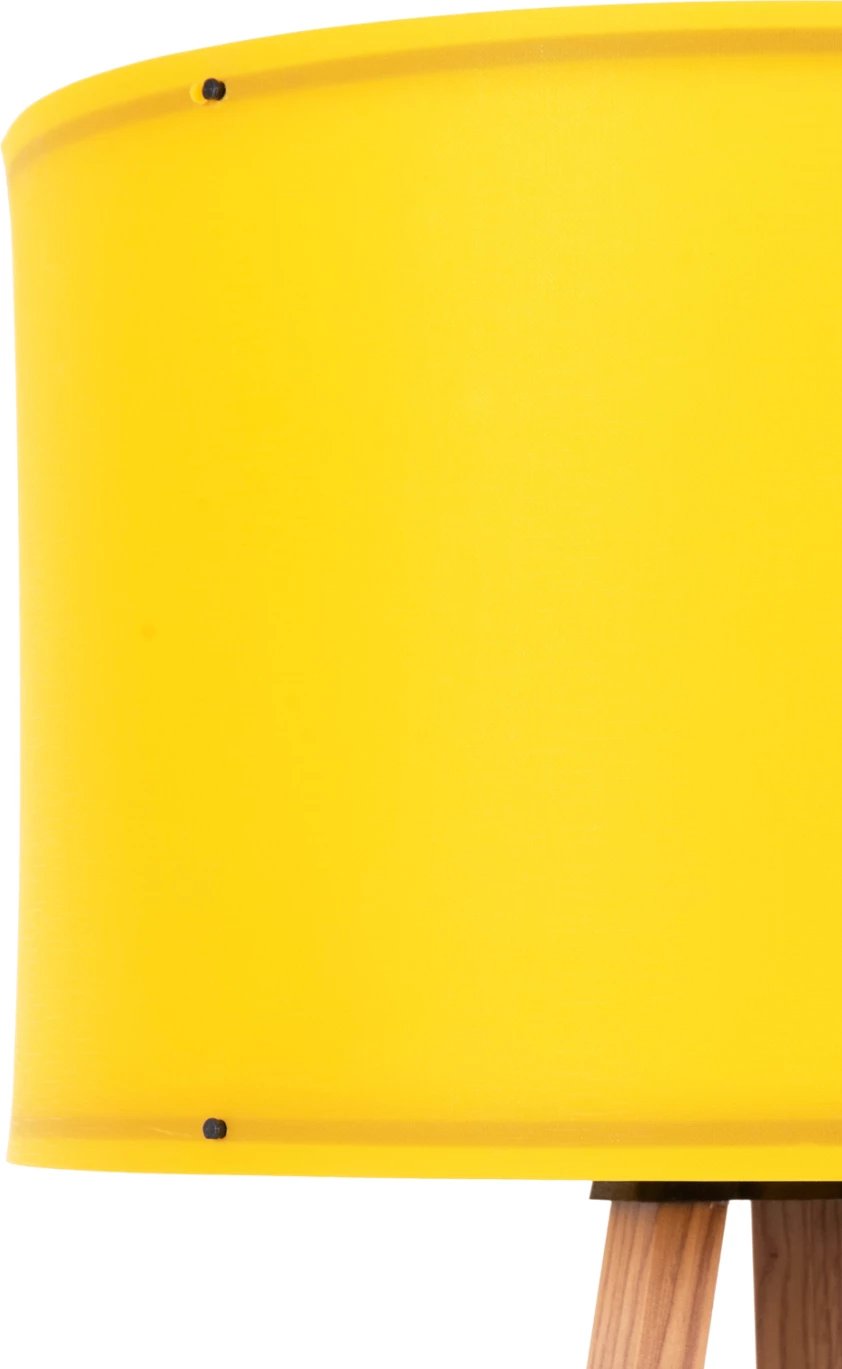 Llambë dyshemeje në ngjyrë krem dhe e verdhë, FH7272.15, Φ38x145 cm