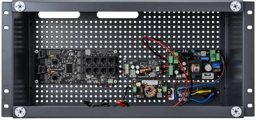 Set buffer për 8 kamera IP BCS, kasë RACK, BCS-UPS/IP8Gb/E-S/RACK5U
