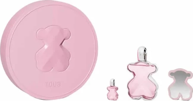 Set Eau de Parfum TOUS Love Me 90ml 3 copë rozë