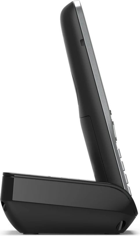Telefon fiks Gigaset COMFORT 500A, analog/DECT, regjistrues automatik, ekran ngjyrë, 200 kontakte, i zi/argjendtë Telefon fiks Gigaset COMFORT 500A, analog/DECT, regjistrues automatik, ekran ngjyrë, 200 kontakte, i zi/argjendtë