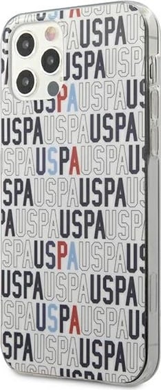 Mbështjellës U.S. Polo Assn. USHCP12MPCUSPA6 për iPhone 12/12 Pro, 6.1", i bardhë