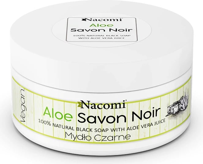 Sapun për femra Nacomi Aloe Savon Noir Black Aloe Soap me lëng Aloe Vera 125g
