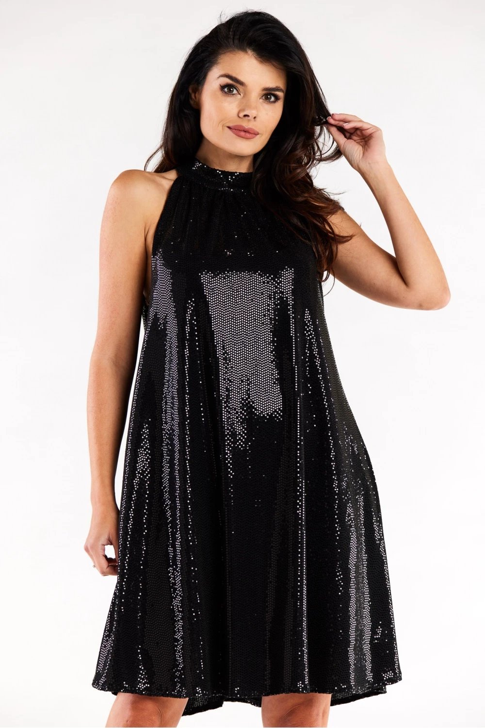 Fustan për femra awama model 174326, i zi