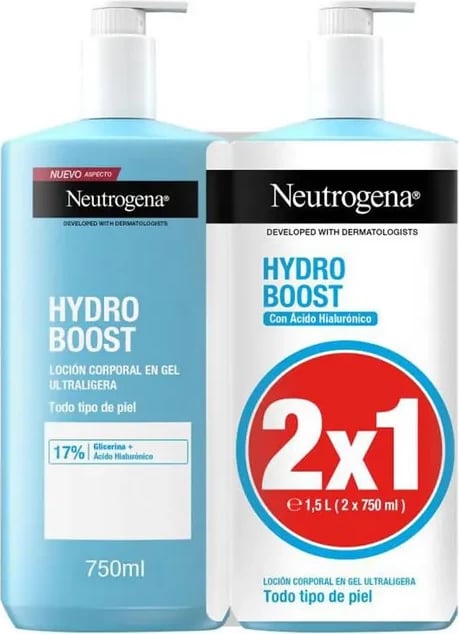 Locion trupi në xhel Neutrogena Hydro Boost unisex 2x750ml